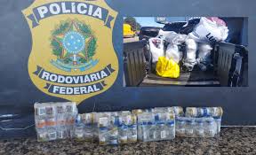 PRF apreende remédios para emagrecimento e mercadorias estrangeiras ilegais na BR-262 em MG