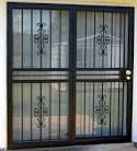 Security doors for sliding doors