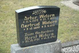 Grab von Horst Widera (20.12.1926-18.02.1945), Friedhof ...