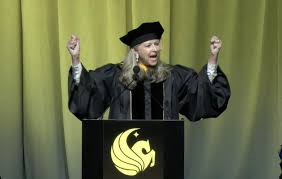 UCF graduation 2026 featuring students booing at commencement