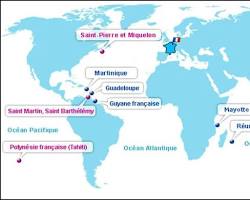 Hình ảnh về Map of France and its overseas territories