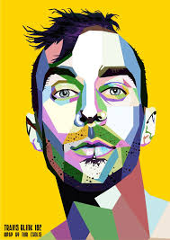 contoh hasil seni WPAP - travis_in_wpap_full_colour_by_p32n-d3190n5