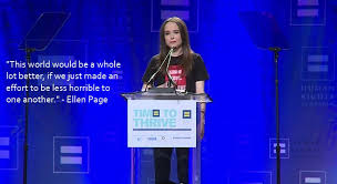 This world would be a whole lot better, if....&quot; - Ellen Page ... via Relatably.com