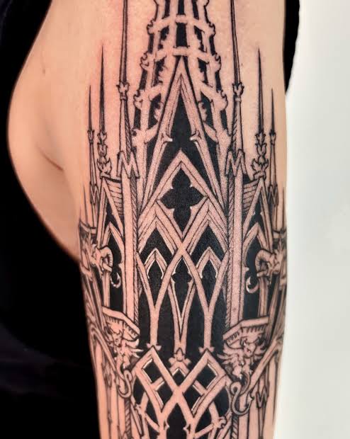 Holly • Toronto Tattoo Artist | Gothic Blackwork Tattoo inspired by ...