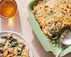 Image of Creamed Spinach & Chicken Casserole