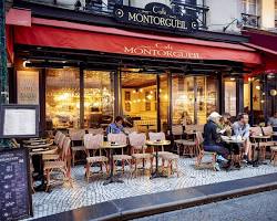 Image de rue montorgueil paris restaurant terrasse cuisine étroite restauration professionnelle cafards 75002