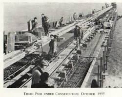 Image of Deal Pier under construction c1955