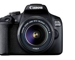 Image of Canon EOS 2000D DSLR camera