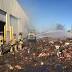 Lithium battery responsible for cardboard pile fire
