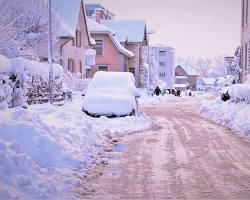 Image of snow in Texas