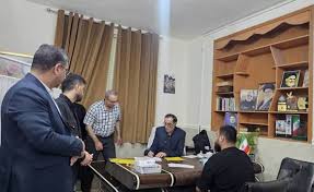 حضور رئیس بنیاد شهید و امور ایثارگران در دوره دوم کمیسیون پزشکی برای مجروحان جنگ تحمیلی رمضان در شهرستان لامرد