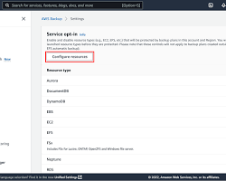 Image of backing up an EC2 instance in AWS Backup console