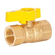 Eastman 1/2 in. Brass FIP Ball Valve T-Handle For Gas Mfr ...