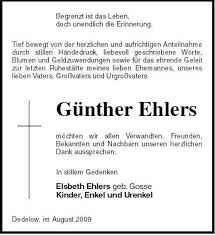 Günther Ehlers-möchten wir all | Nordkurier Anzeigen