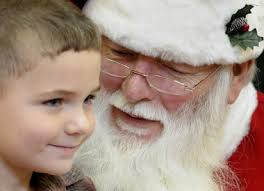 Matt Gade | The Grand Rapids PressSanta chats with 3-year-old Charlie Harding of Greenville recently at CenterPointe Mall. Dear Santa; - 10340372-large