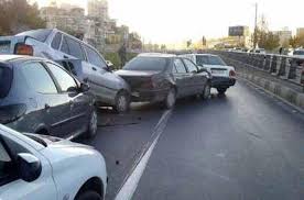۳ فوتی و ۱۱ مصدوم براثر تصادف زنجیره‌ای در جاده کرمان _رفسنجان