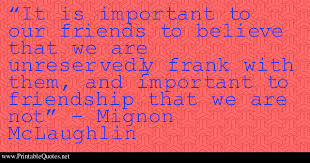 Frankness in friendship via Relatably.com