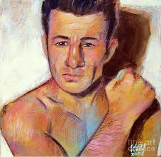 Rocky Graziano Painting by Robert Phelps - Rocky Graziano Fine Art Prints and Posters for Sale - rocky-graziano-robert-phelps