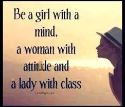 be a girl with a mind life quotes quotes quote girly quotes woman ... via Relatably.com