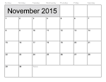 November 20Calendar with Holidays - United States