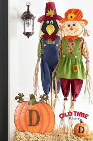 80 in. Scarecrow on Pole (Set of 2)