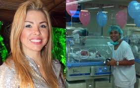 Maithê, filha de Jonathan Costa – seu filho com Rômulo Costa -, nasceu na terça-feira, 10. - 1_11