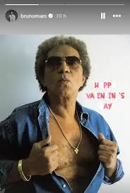 Bruno Mars publica foto de Reginaldo Rossi no Dia dos Namorados; veja