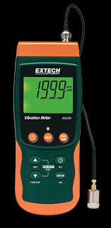SDL800 Lcd Extech Vibration Meter/Datalogger, 6 X Aa ...