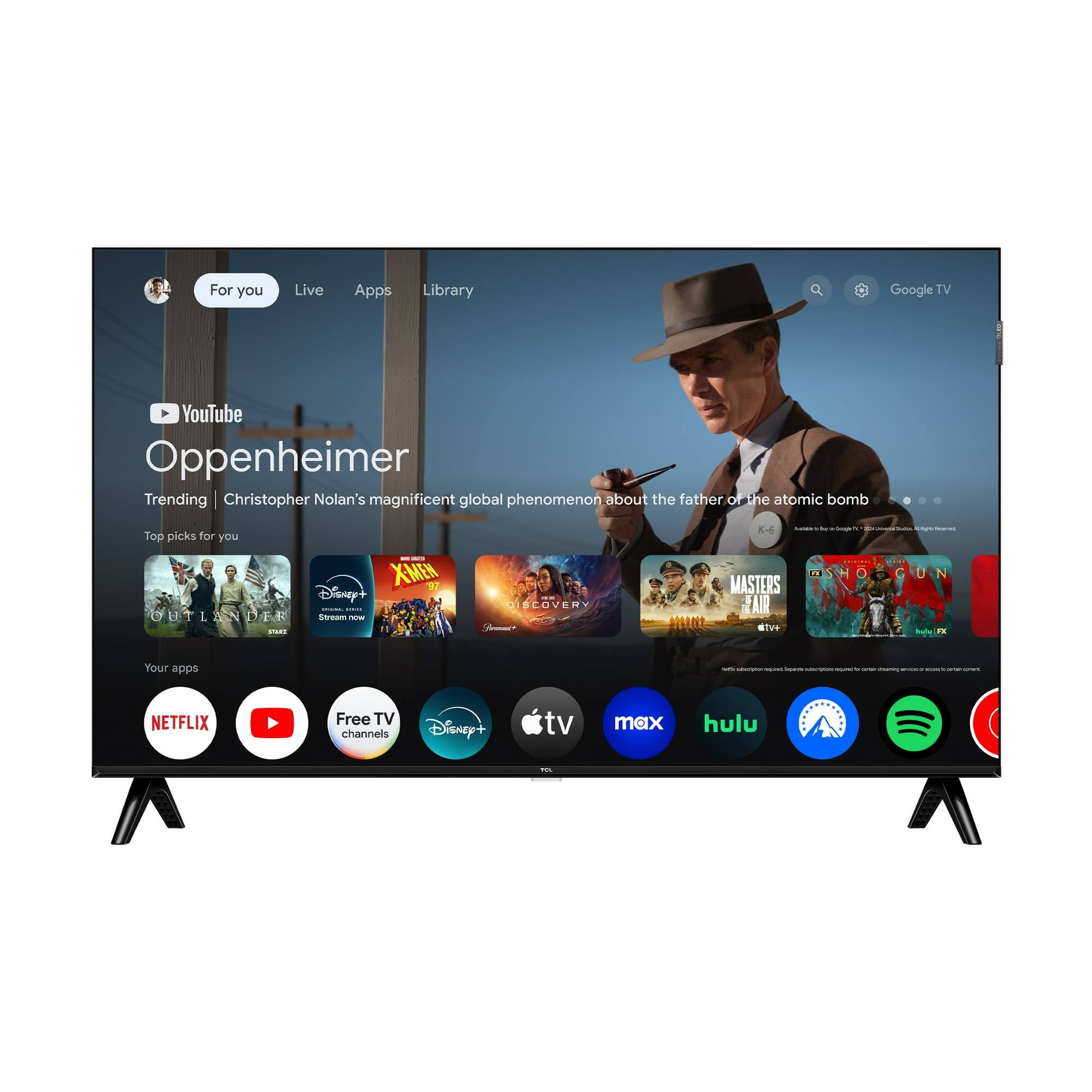 Tcl 32 inch Q21k Series 720p HD Qled Smart TV with Google TV 32q21k