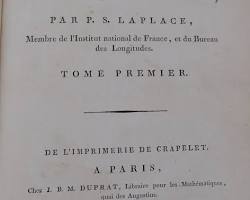 Immagine di page from Laplace's Mécanique céleste