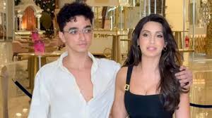 Nora Fatehi introduces baby brother Omar to the paparazzi, watch