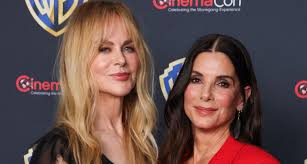 Nicole Kidman Posts Stunning Photo of Herself and Sandra Bullock Walking Alone in a Field