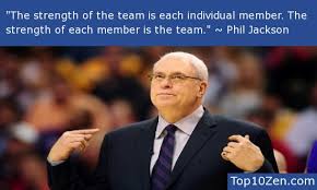 Phil Jackson Quotes On Teamwork. QuotesGram via Relatably.com