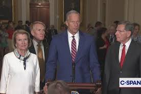 Senate Party Leaders Speak to Reporters About Legislative Agenda