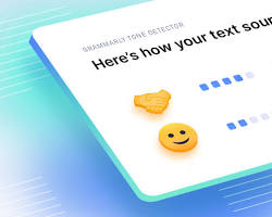 Image of Grammarly Tone Detector feature