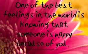 One of the best feelings in the world is knowing that someone is ... via Relatably.com