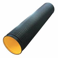 HDPE Black DWC Pipe, Thickness: 120mm , For Hydraulic Pipe ...
