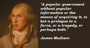 Quotes From James Madison. QuotesGram via Relatably.com