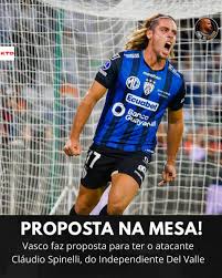 Vasco e Independiente Del Valle negociam os termos do empréstimo de Claudio Spinelli