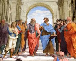 صورة Socrates and Plato