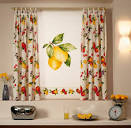 Cortinas decorativas para cocina