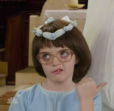 Pretty sure Tina Fey's daughter Alice made a split-second cameo on last