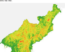 한국 지형 이미지