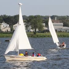Images of sailboats on the Mississippi River
