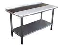 Stainless Steel Poly Top Cutting Tables - RW Rogers