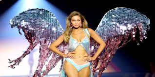 Gigi Hadid sparkles in sequin wings at the Victoria's Secret Fashion Show