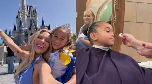 Karoline Lima mostra 'dia de princesa' da filha, Cecília, na Disney: 'ela nunca vai esquecer'