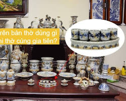 Hình ảnh về Chén nước trên bàn thờ