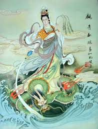Image result for mother mary, quan yin, green and white tara