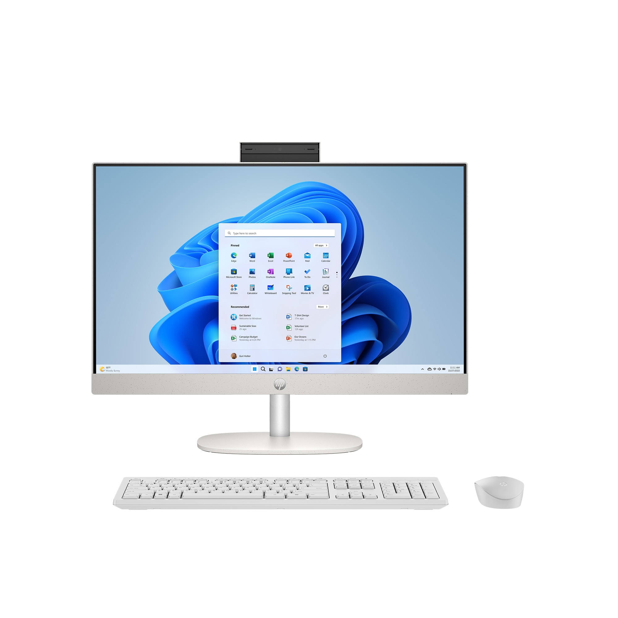 Hp 23.8 inch All-in-One Desktop PC FHD Touchscreen Intel i3